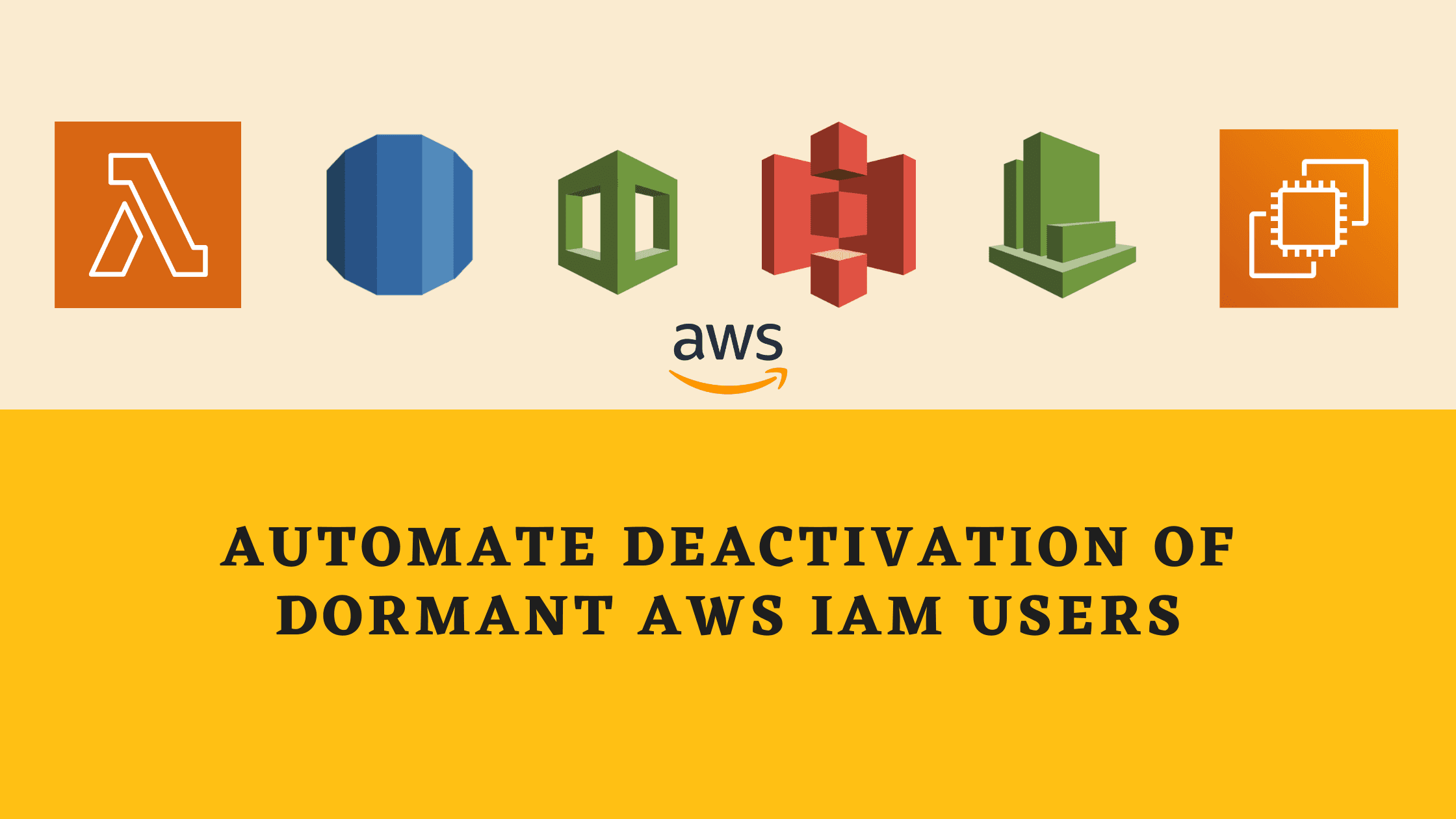 Automate Deactivation of Dormant AWS IAM Users